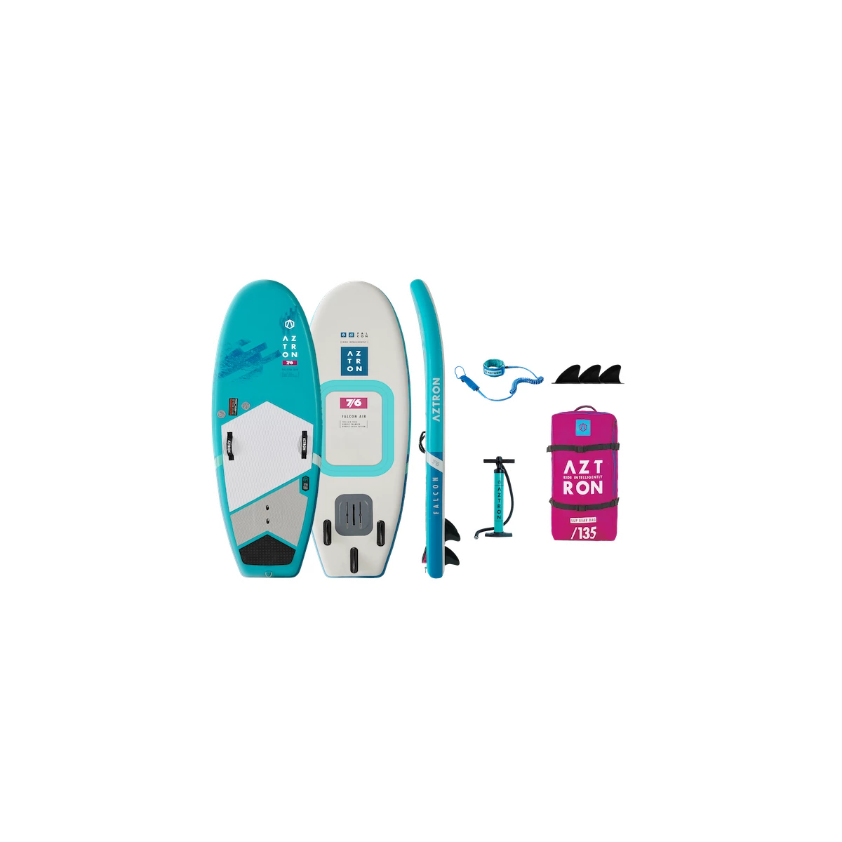 Aztron Falcon Oppustelig Surf Foil Board 7'6 1 Aztron Falcon Oppustelig Surf Foil Board 7'6