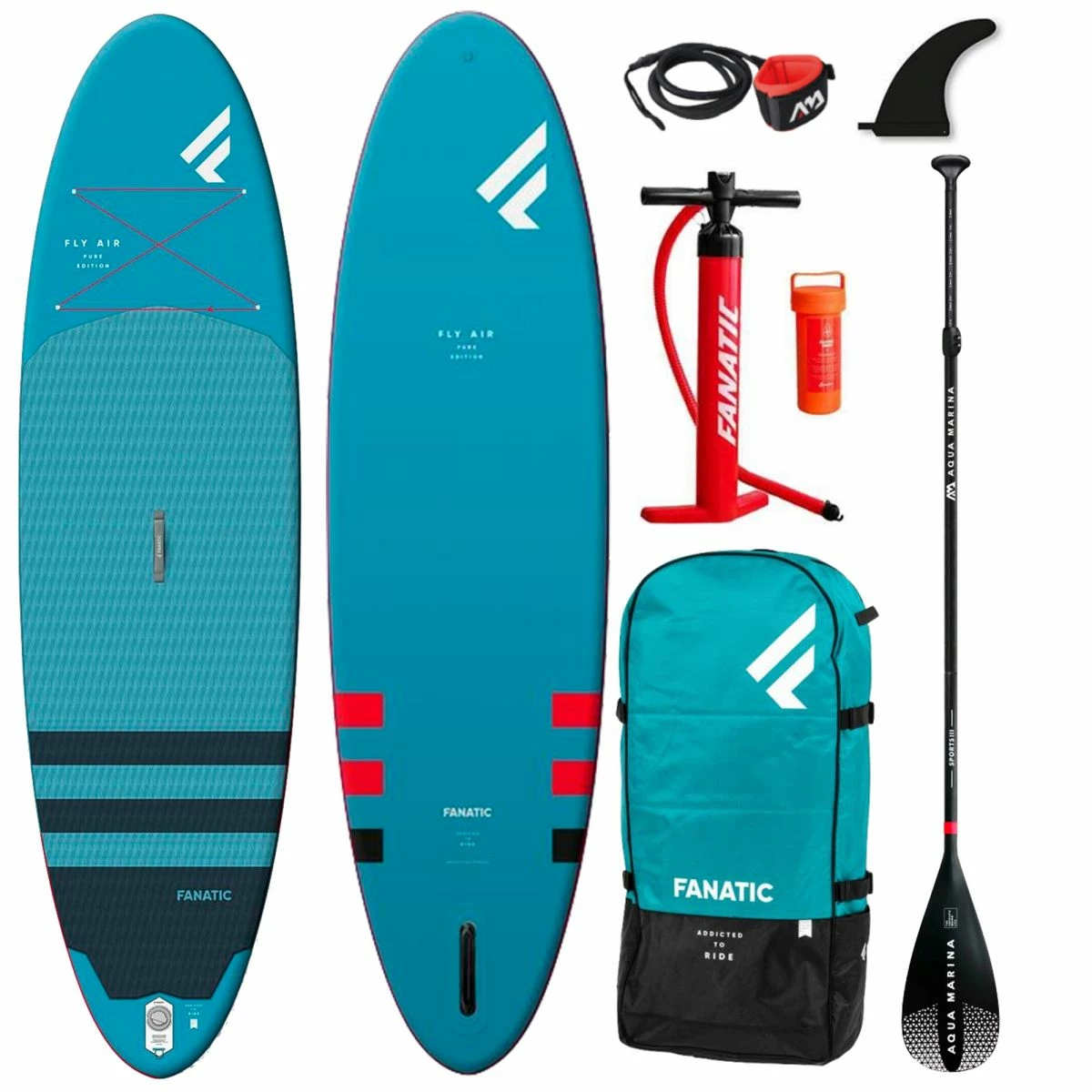 Fanatic Fly 10'8 Oppustelig Allround SUP - Komplet Pakke 1 Fanatic Fly 10'8 Oppustelig Allround SUP - Komplet Pakke