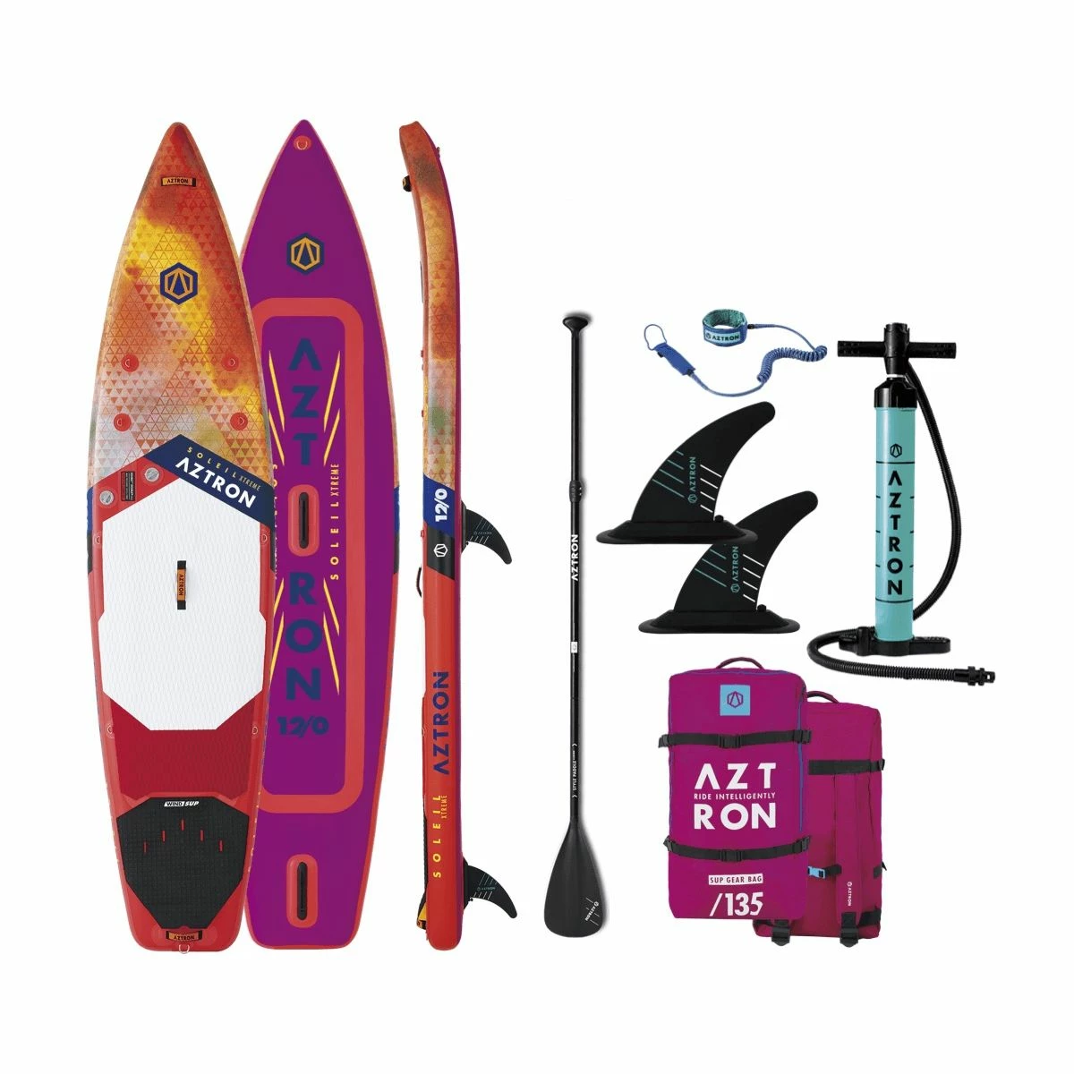 Aztron Soleil 12'0 Dobbelt Chamber 2021 Oppustelig (Windsurf Kompertibel) SUP 1 Aztron Soleil 12'0 Dobbelt Chamber 2021 Oppustelig (Windsurf Kompertibel) SUP